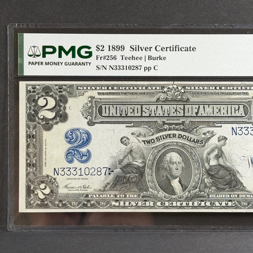 1899 $2 Silver Certificate FR#256 Teehee | Burke PMG XF 40 EPQ