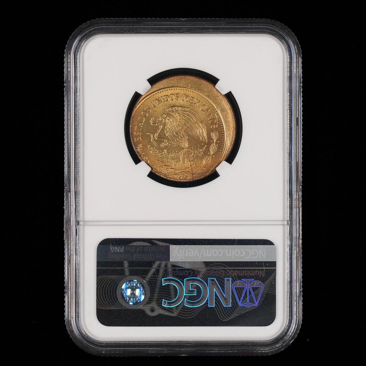 Mexico - 100 Pesos - 1990 - NGC MS 65 - 10% OFF CENTER ERROR
