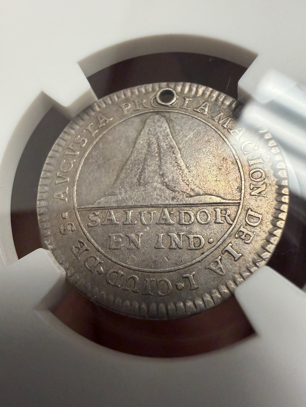 El Salvador - 1 Real "Module" - 1789 Carolus IV Proclamation Medal - RRRR