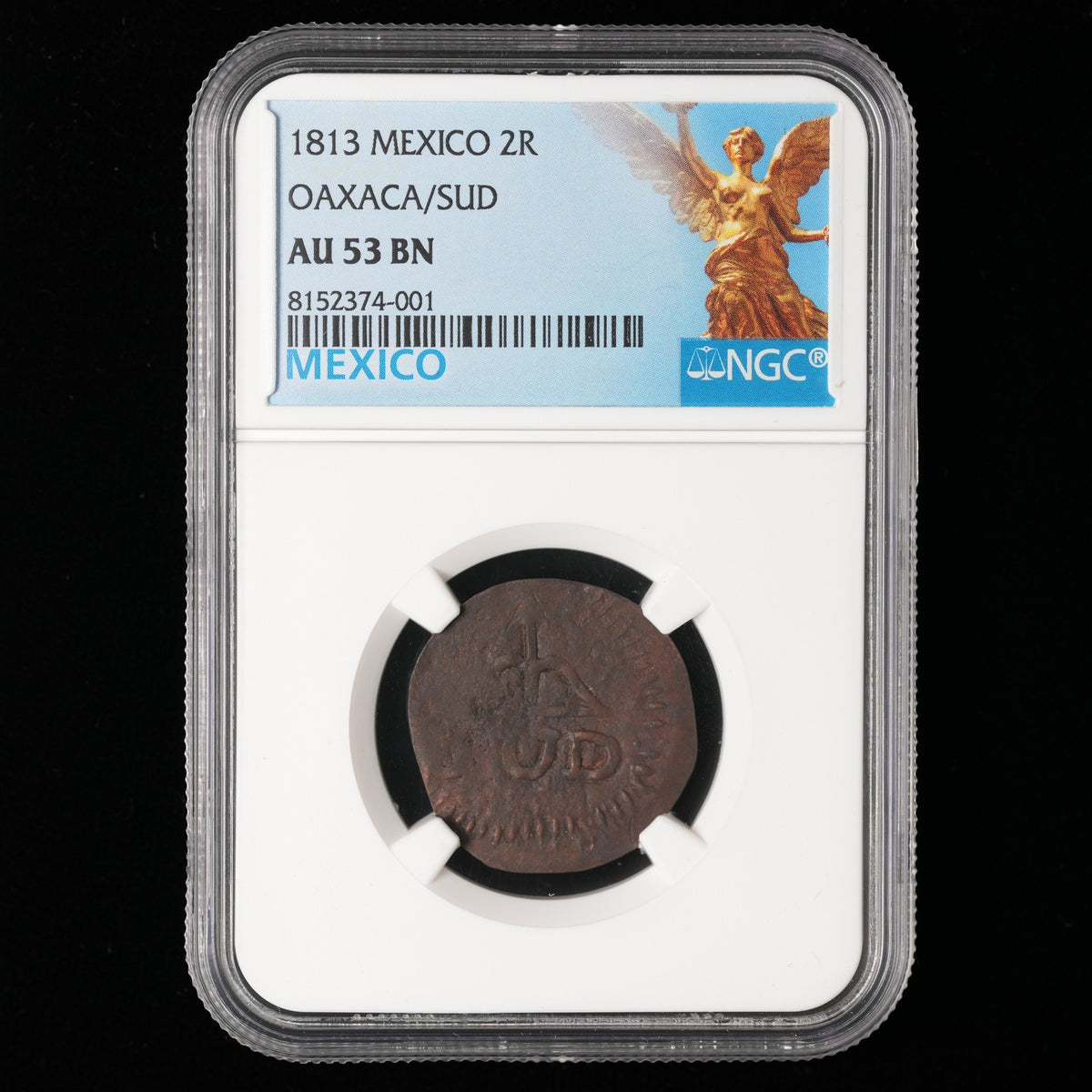 Mexico - 2 Reales - 1813 - NGC AU 53 BN (001)