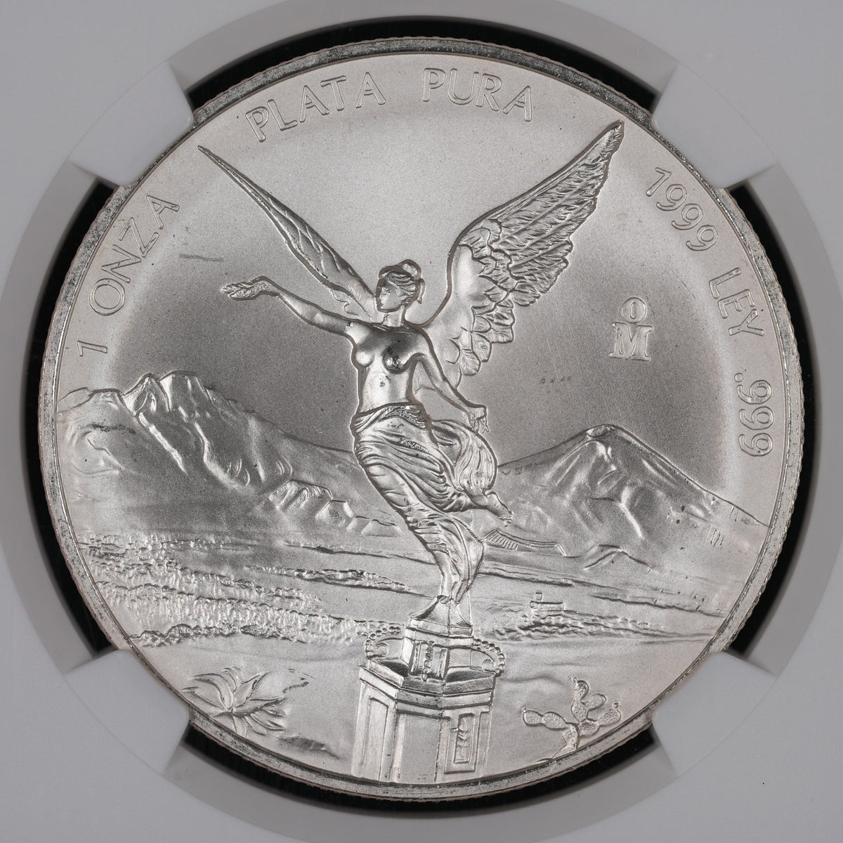 Mexican Silver Libertad - 1 Onza - 1999 - NGC MS 68 (037) - KEY DATE