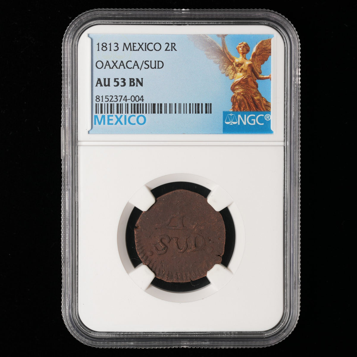 Mexico - 2 Reales - 1813 - NGC AU 53 BN (004)