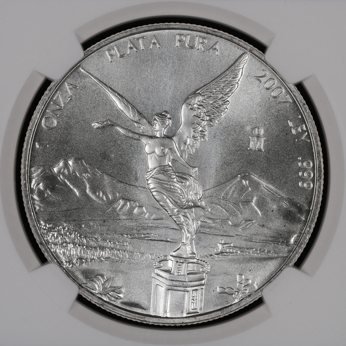 Mexican Silver Libertad - 1 Onza - 2007 - NGC MS 68 (044) - KEY DATE