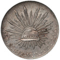 Mexico - 8 Reales - 1886 Mo MH - KM#377.10 - Silver .903 - 0.786 ASW