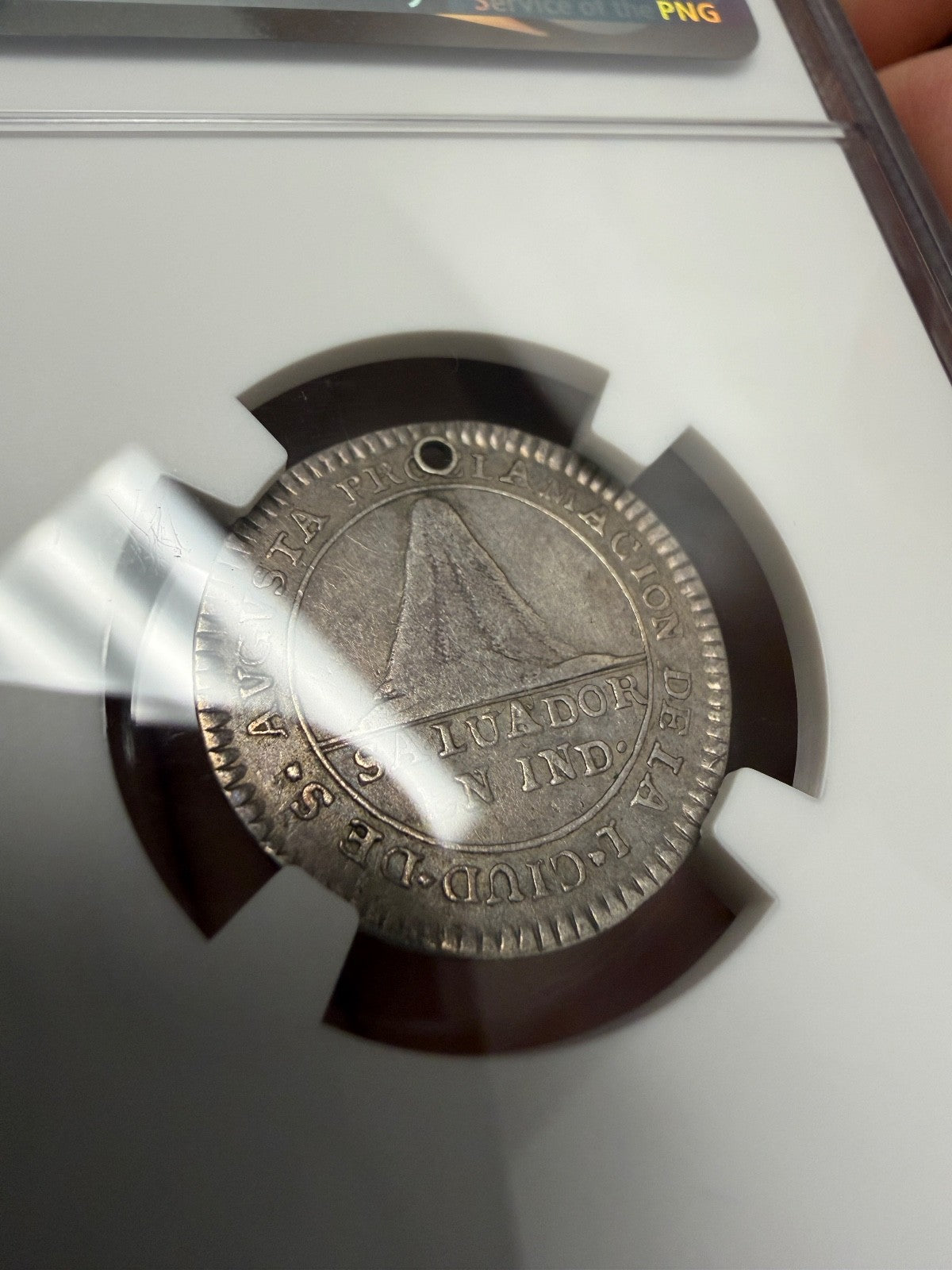 El Salvador - 1 Real "Module" - 1789 Carolus IV Proclamation Medal - RRRR