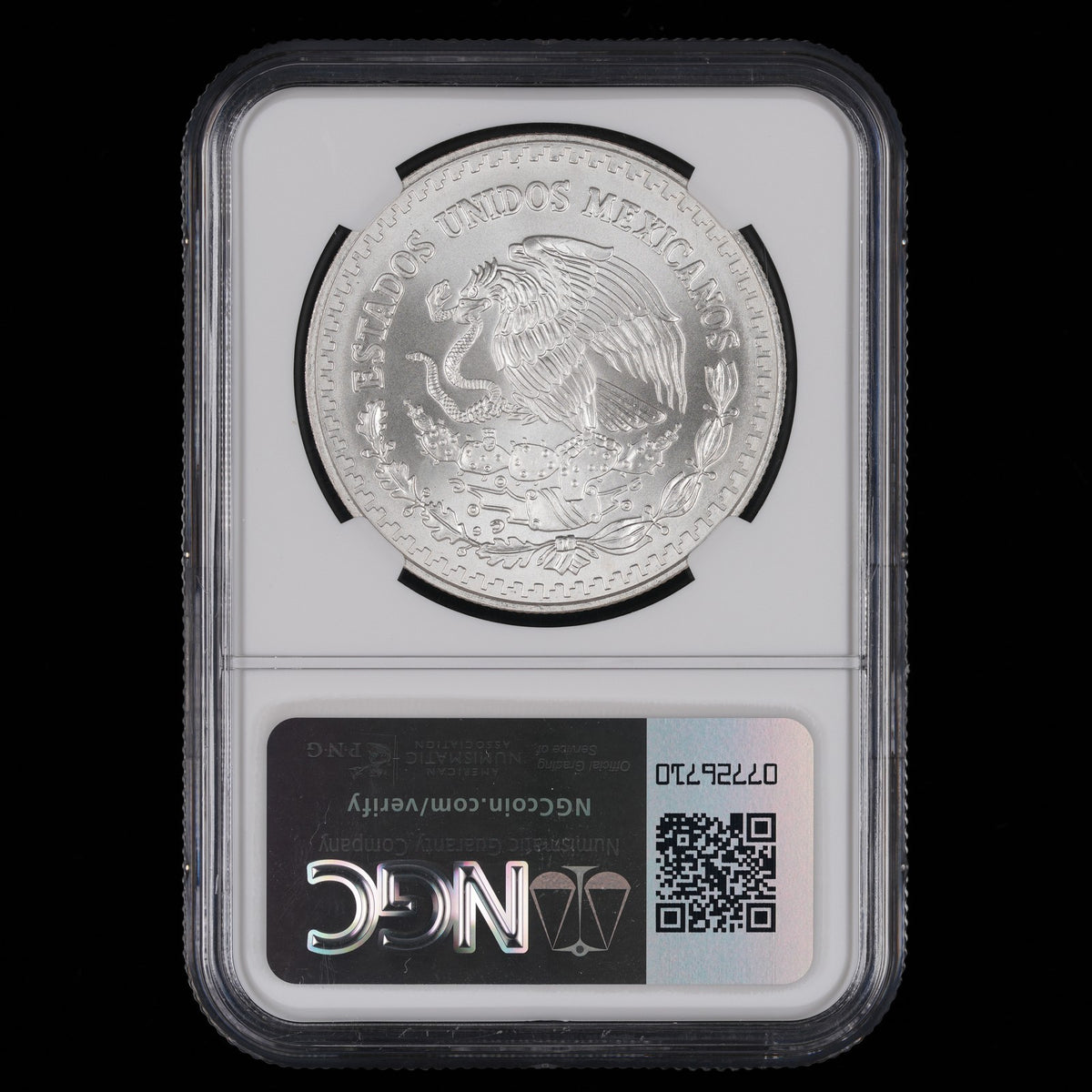 Mexican Silver Libertad - 1 Onza - 1999 - NGC MS 68 (037) - KEY DATE