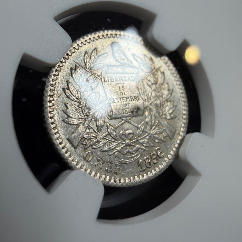 Guatemala - 1/2 Real - 1896 - NGC MS 61