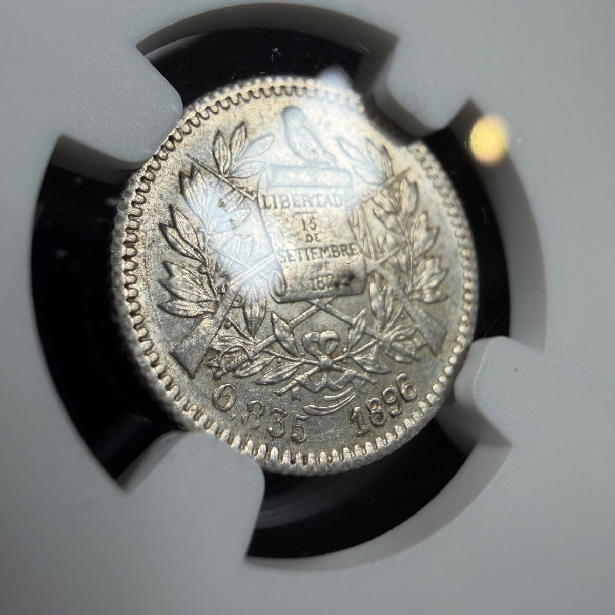 Guatemala - 1/2 Real - 1896 - NGC MS 61