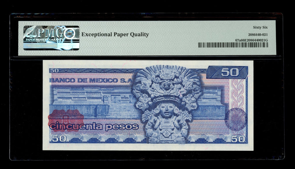 Mexico - 50 Pesos - 1978 - Banco de Mexico - PMG 66 EPQ Gem Uncirculated