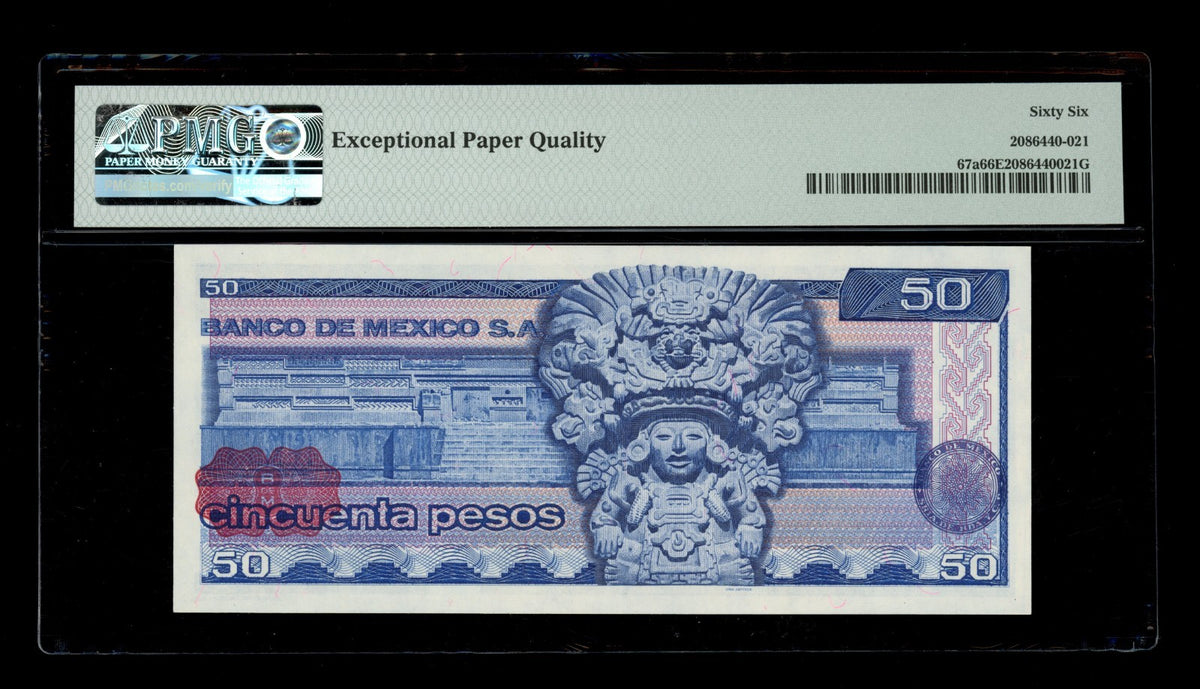 Mexico - 50 Pesos - 1978 - Banco de Mexico - PMG 66 EPQ Gem Uncirculated