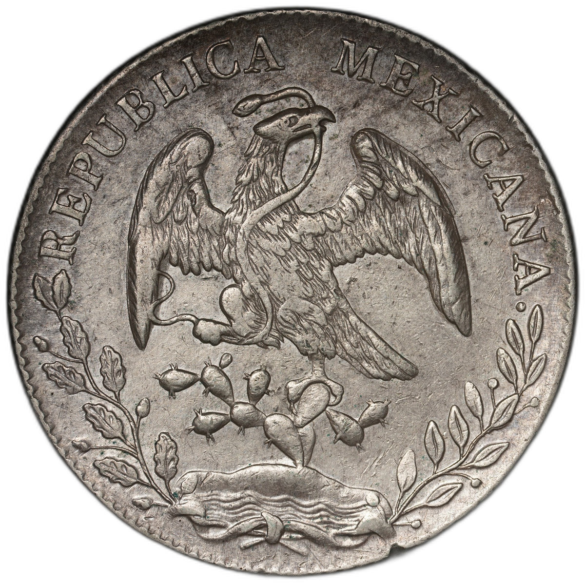 Mexico - 8 Reales - 1894 Mo AM - KM#377.10 - Item #2 - Silver .903 - 0.786 ASW