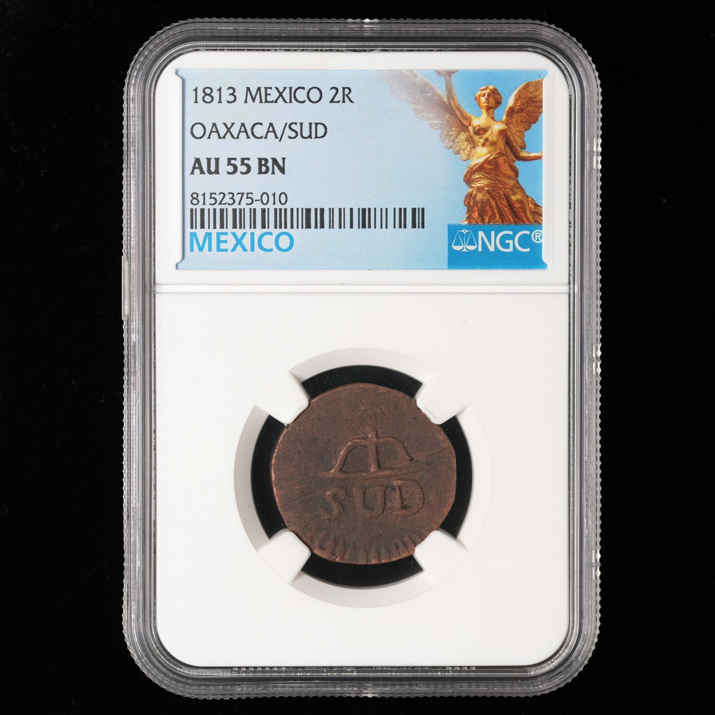 Mexico - 2 Reales - 1813 - NGC AU 55 BN (010)