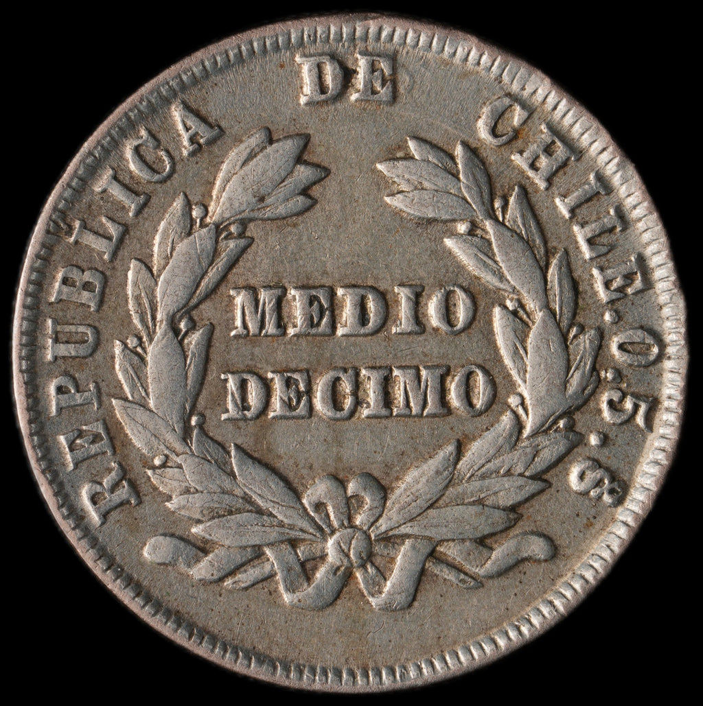 Chile - 1/2 Decimo - 1892