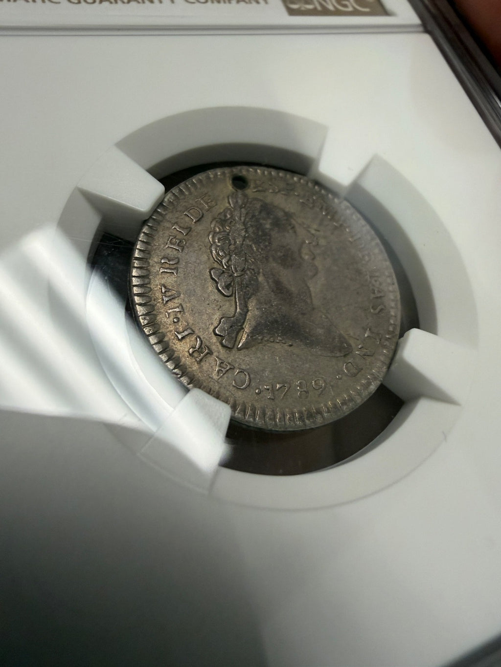 El Salvador - 1 Real "Module" - 1789 Carolus IV Proclamation Medal - RRRR