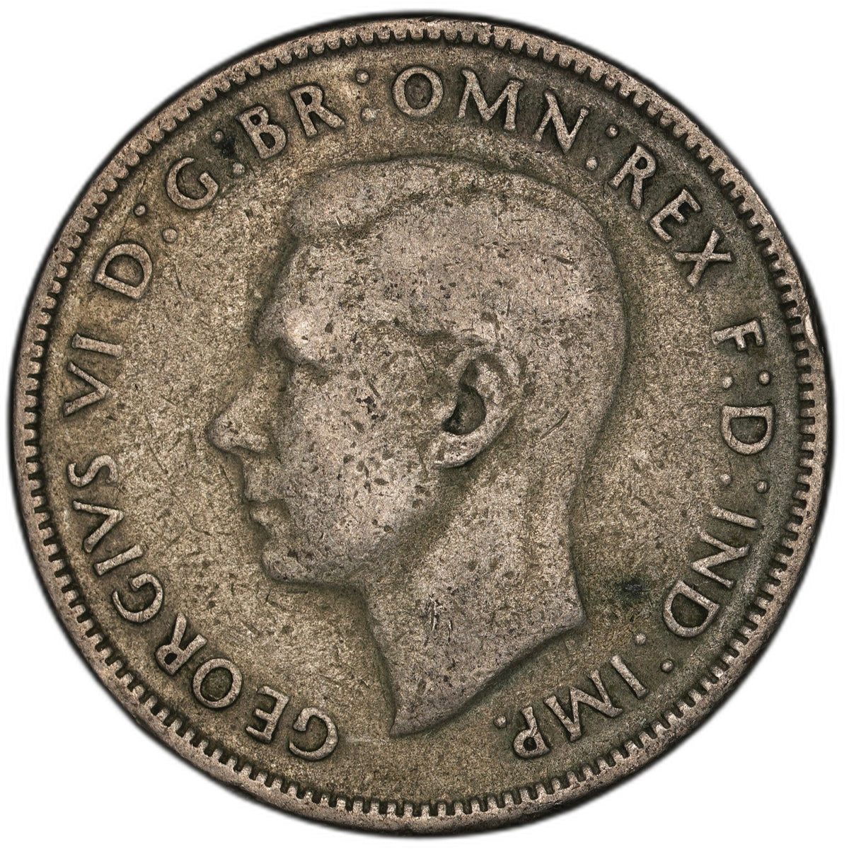 Australia - 1 Florin - 1947 - KM#40a - Silver .500 - 0.182 ASW