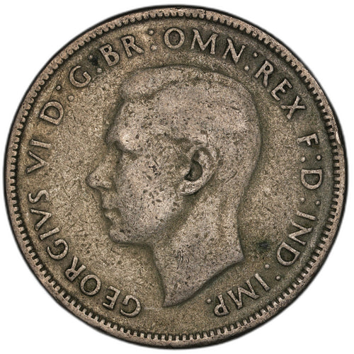 Australia - 1 Florin - 1947 - KM#40a - Silver .500 - 0.182 ASW