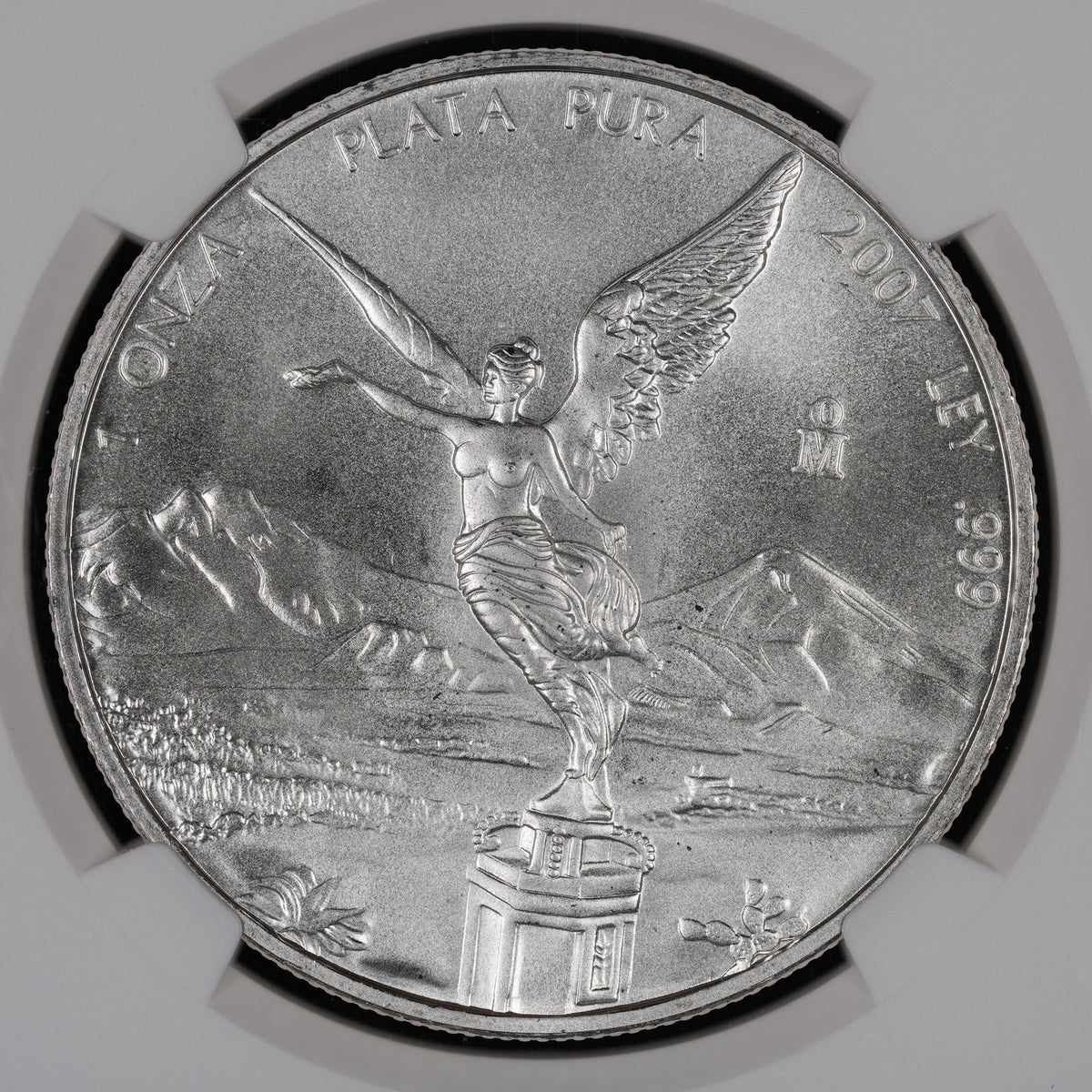 Mexican Silver Libertad - 1 Onza - 2007 - NGC MS 68 (039) - KEY DATE