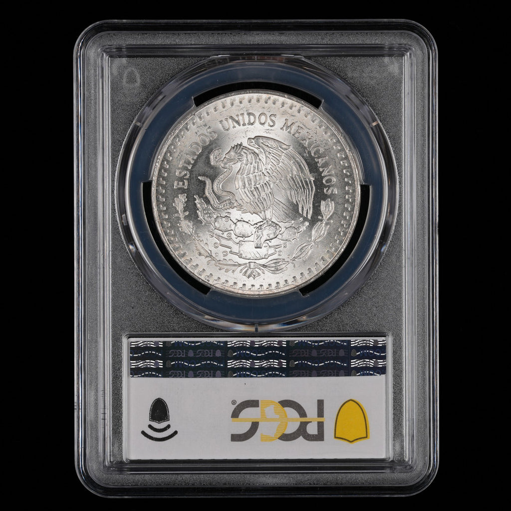 Mexican Silver Libertad - 1 Onza - 1987 - PCGS MS 65 (808) - DDO