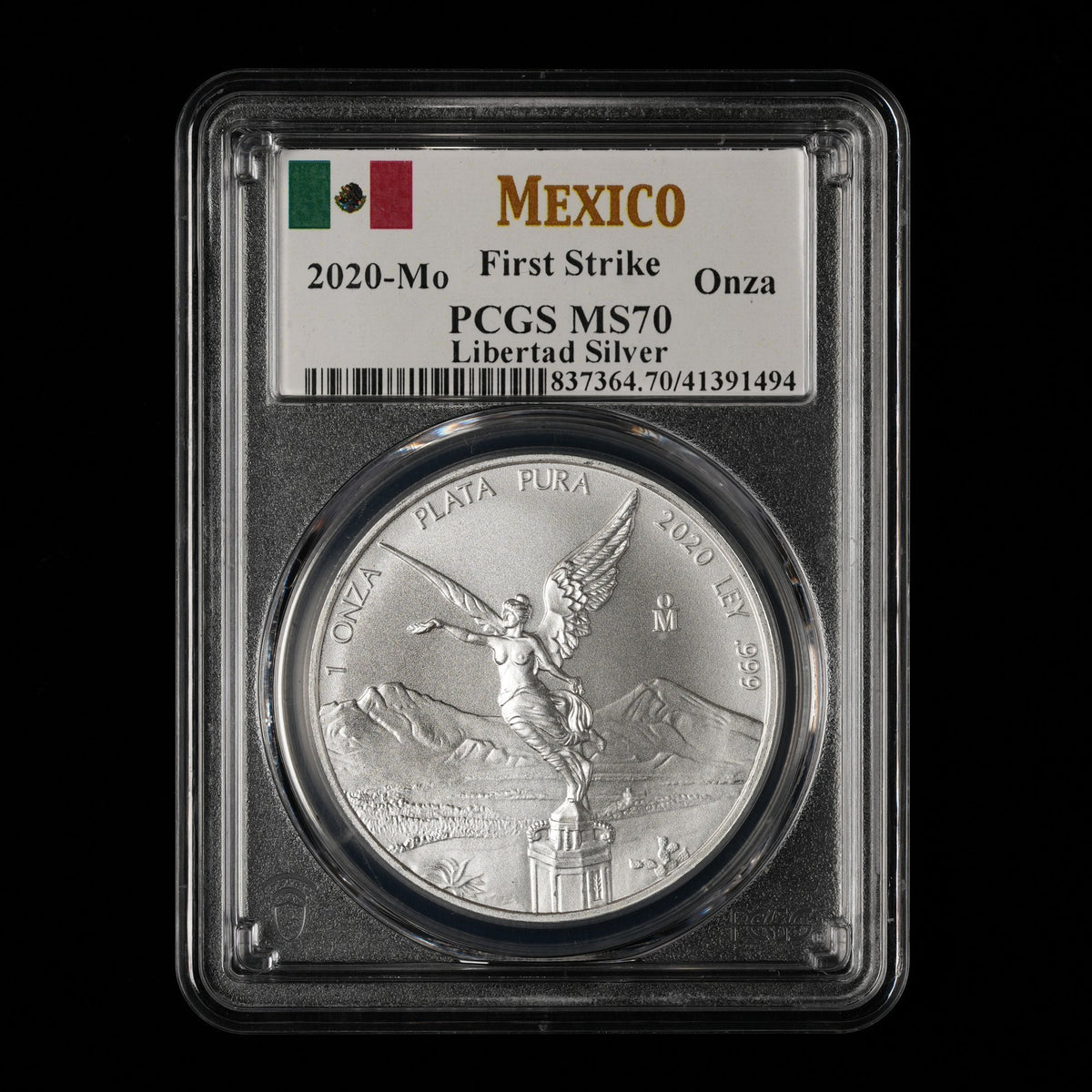 2020 Mo 1 Oz Mexican Silver Libertad PCGS MS 70 (494)