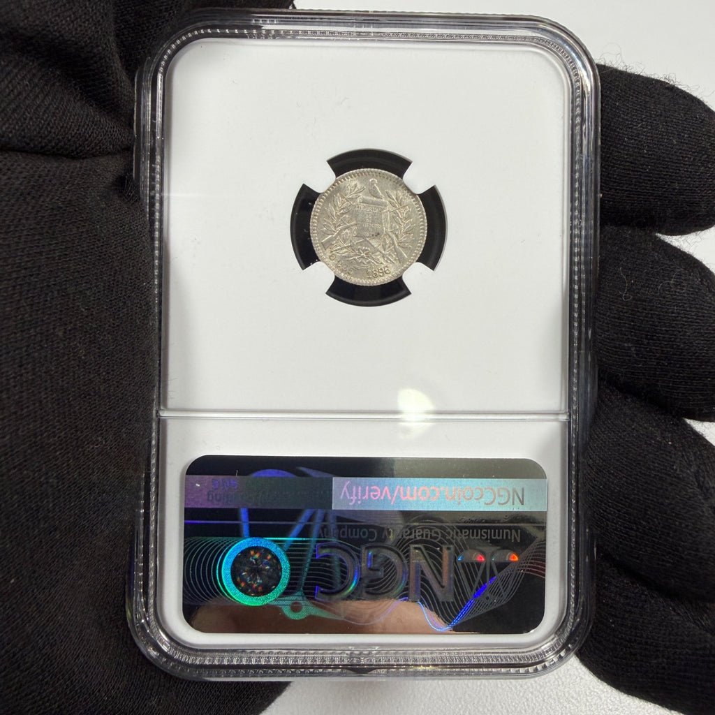 Guatemala - 1/2 Real - 1896 - NGC MS 61