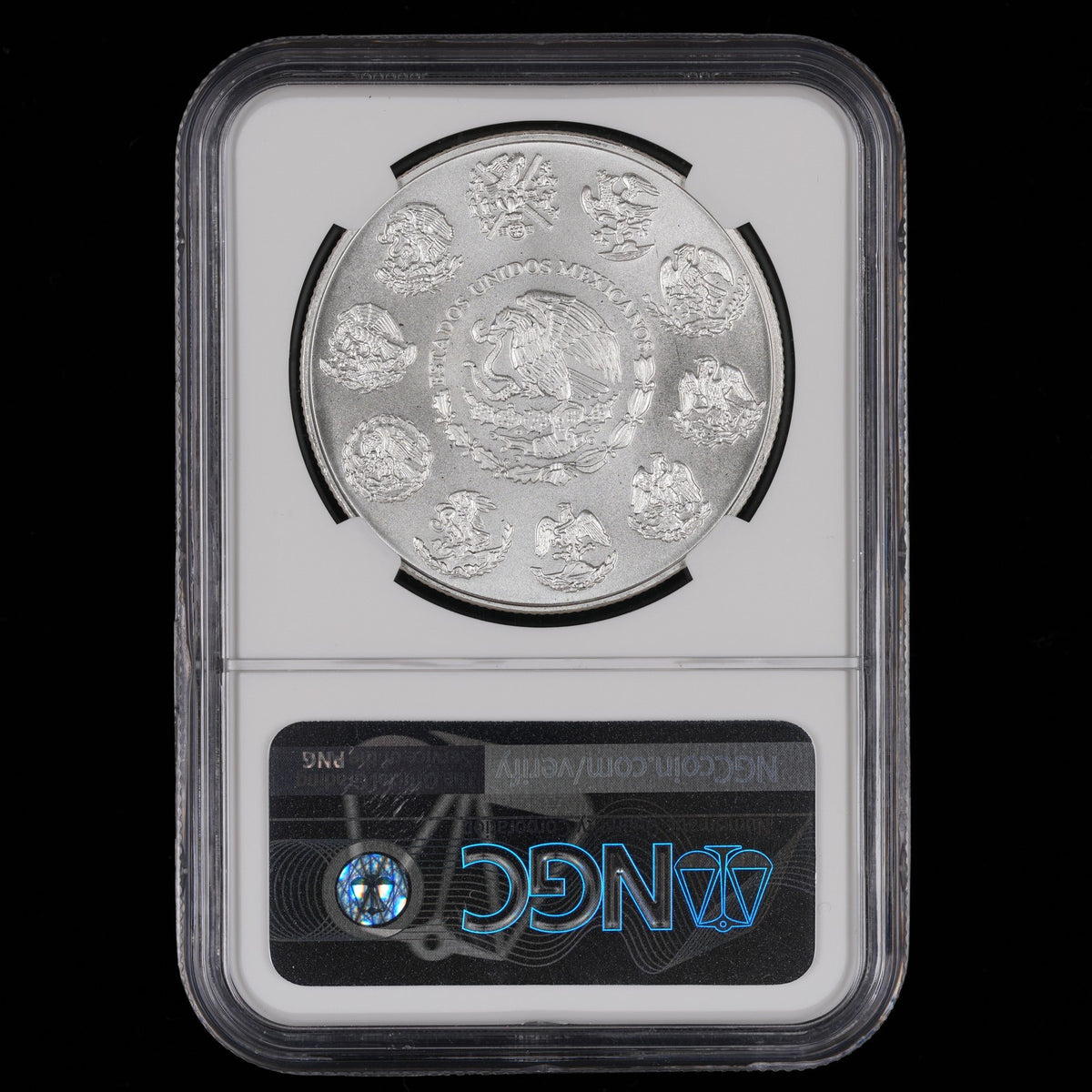 Mexican Silver Libertad - 1 Onza - 2007 - NGC MS 68 (039) - KEY DATE