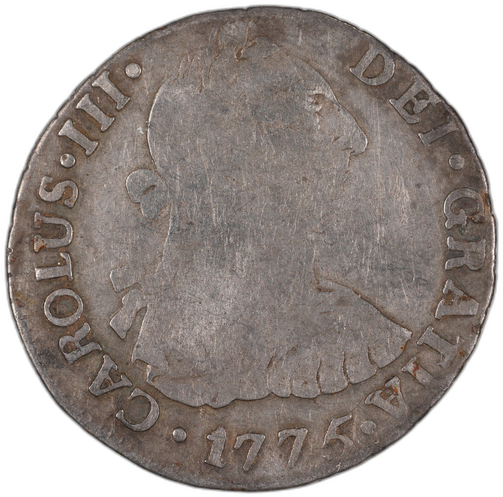 Chile - 2 Reales - 1775 (So DA) - Silver .903
