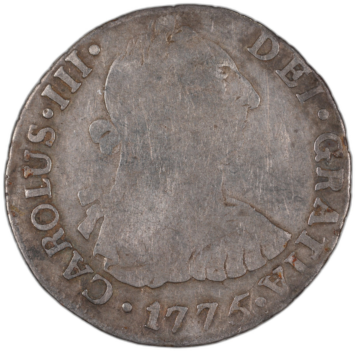 Chile - 2 Reales - 1775 (So DA) - Silver .903