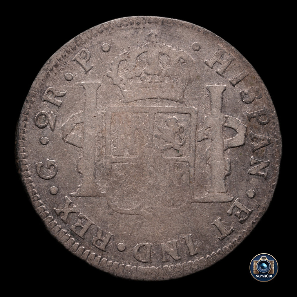 Guatemala - 2 Reales - 1772 (P) Charles III