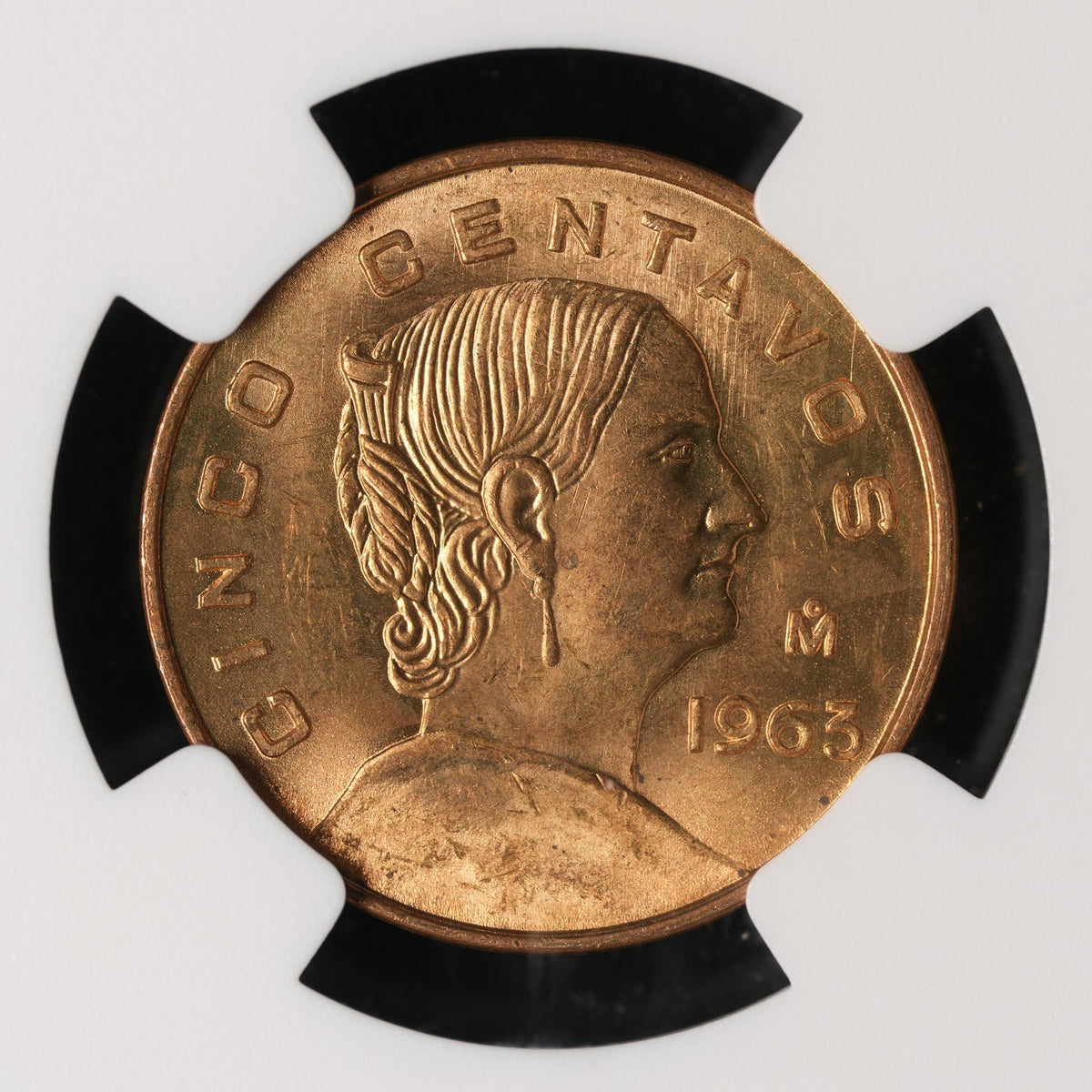 Mexico - 5 Centavos - 1954 - NGC BU (317)