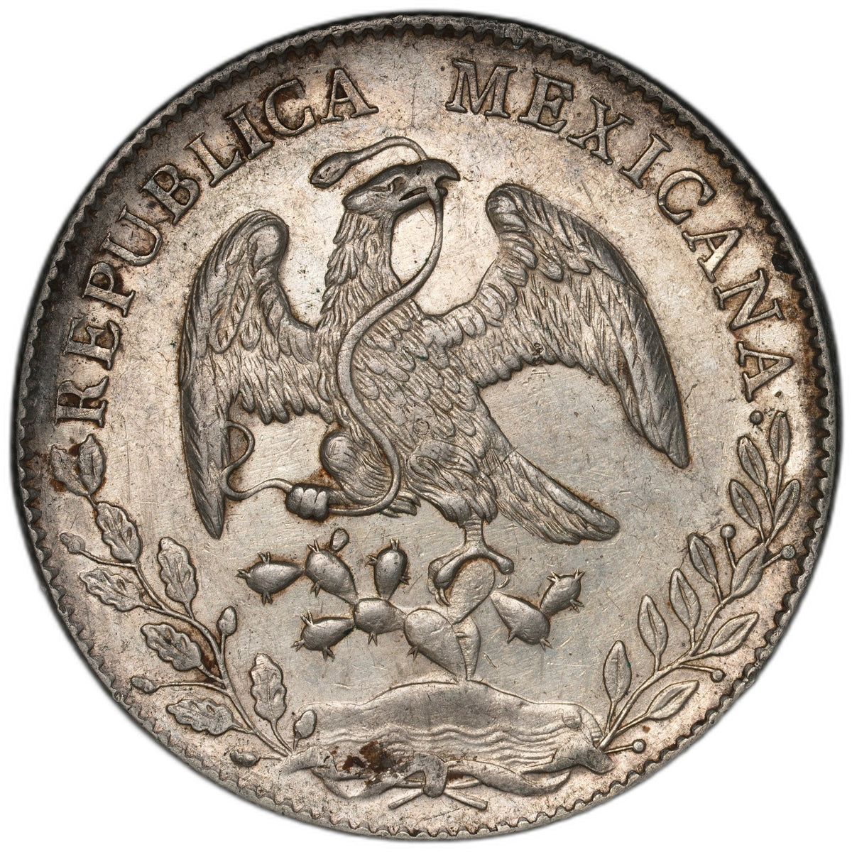 Mexico - 8 Reales - 1897 Mo AM - KM#377.10 - Silver .903 - 0.786 ASW