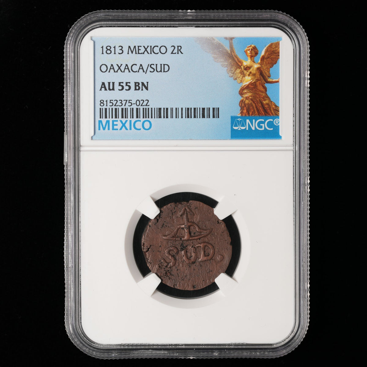 Mexico - 2 Reales - 1813 - NGC AU 55 BN (022)