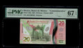 Mexico - 20 Pesos - 2021 Commemorative - Banco de Mexico - PMG 67 EQP Superb Gem