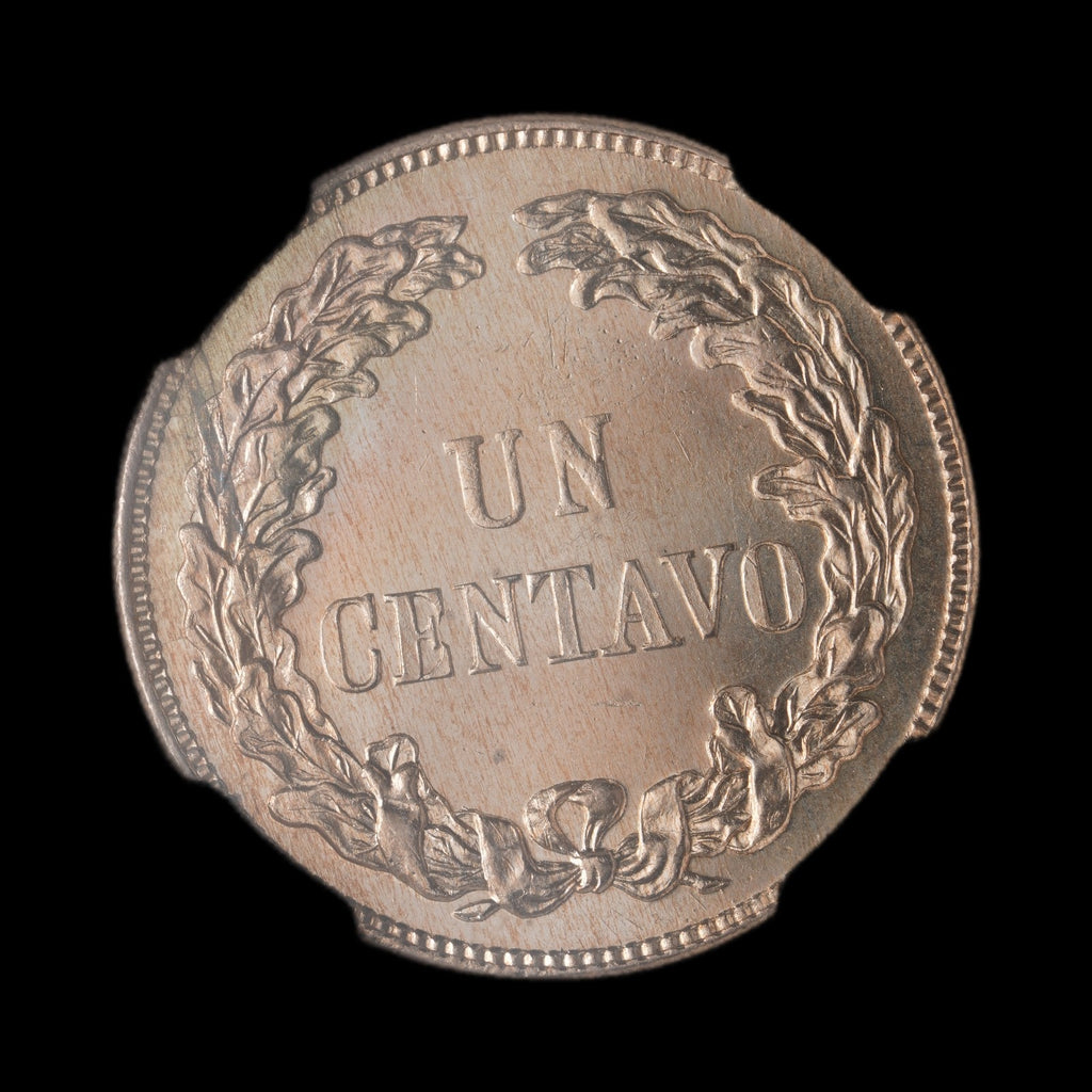 Nicaragua - 1 Centavo - 1878 - NGC PF 66 TOP POP!