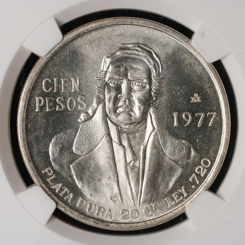 Mexico - 100 Pesos - 1977 Mo - NGC MS 66 (005)