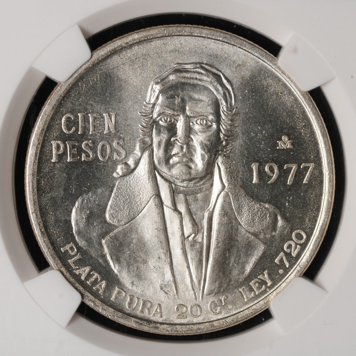 Mexico - 100 Pesos - 1977 Mo - NGC MS 66 (005)