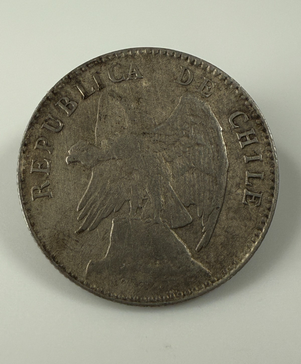 Chile - 20 Centavos - 1919 (So) - Item #001
