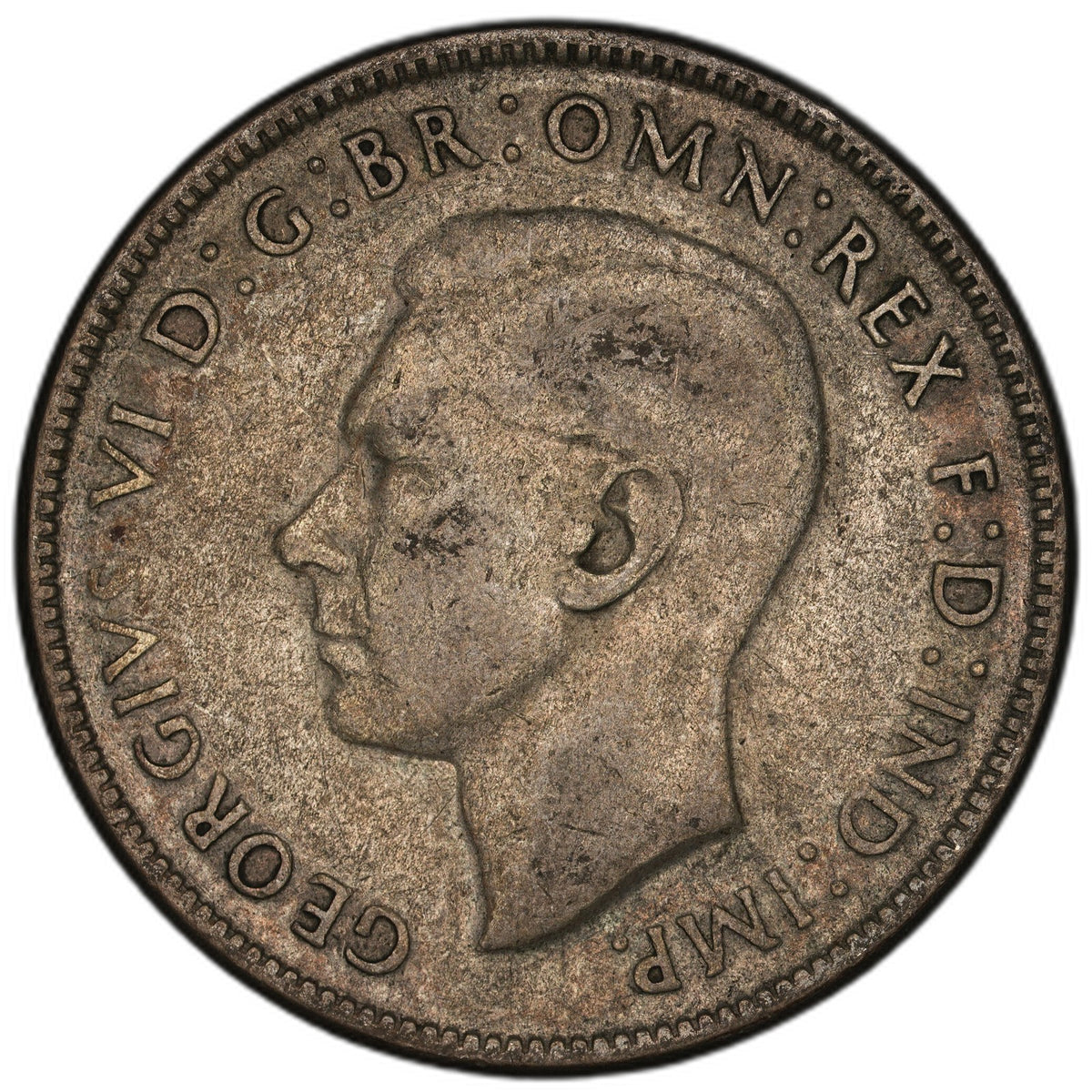 Australia - 1 Florin - 1946 - KM#40a - Silver .500 - 0.182 ASW