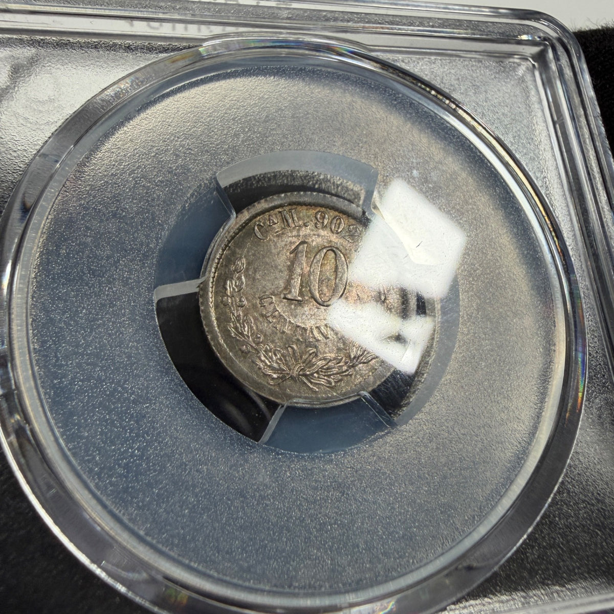 Mexico - 10 Centavos - 1890 Ca M - PCGS MS 64 - Chihuahua Mint - Top Pop 1/0