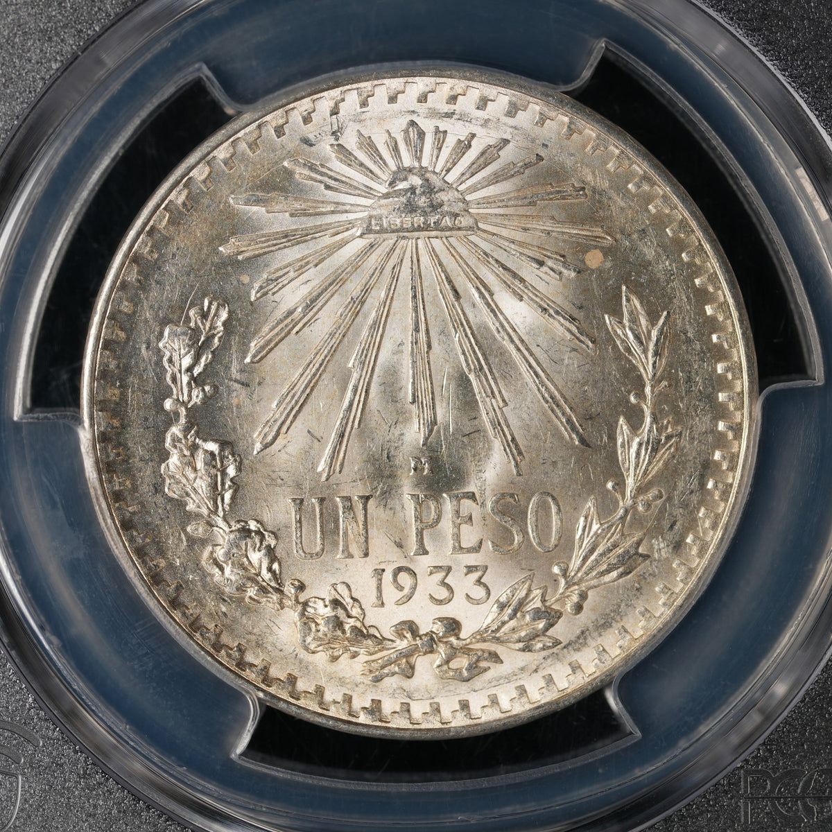 Mexico - 1 Peso - 1933 Mo - PCGS MS 65 (067)