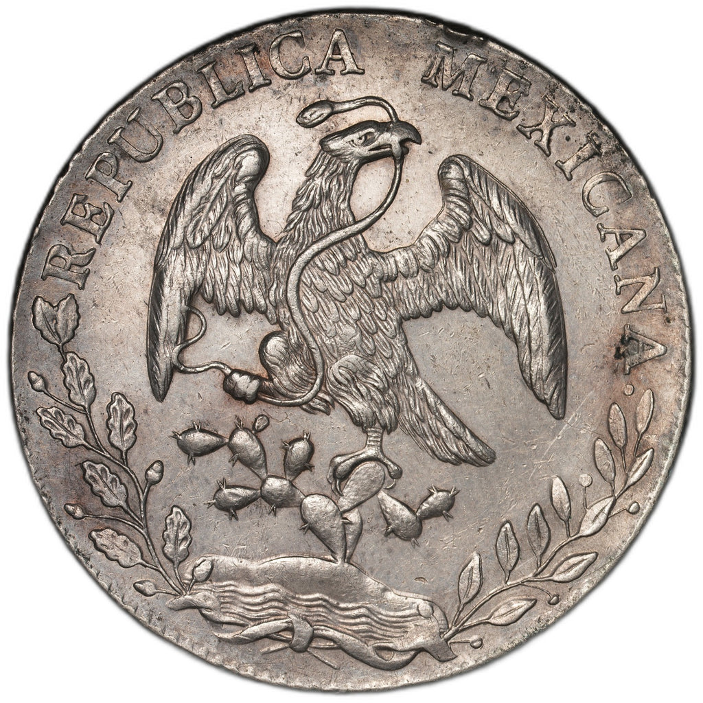 Mexico - 8 Reales - 1886 Mo MH - KM#377.10 - Silver .903 - 0.786 ASW