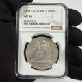 Guatemala - 1 Peso - 1894 - NGC AU 58