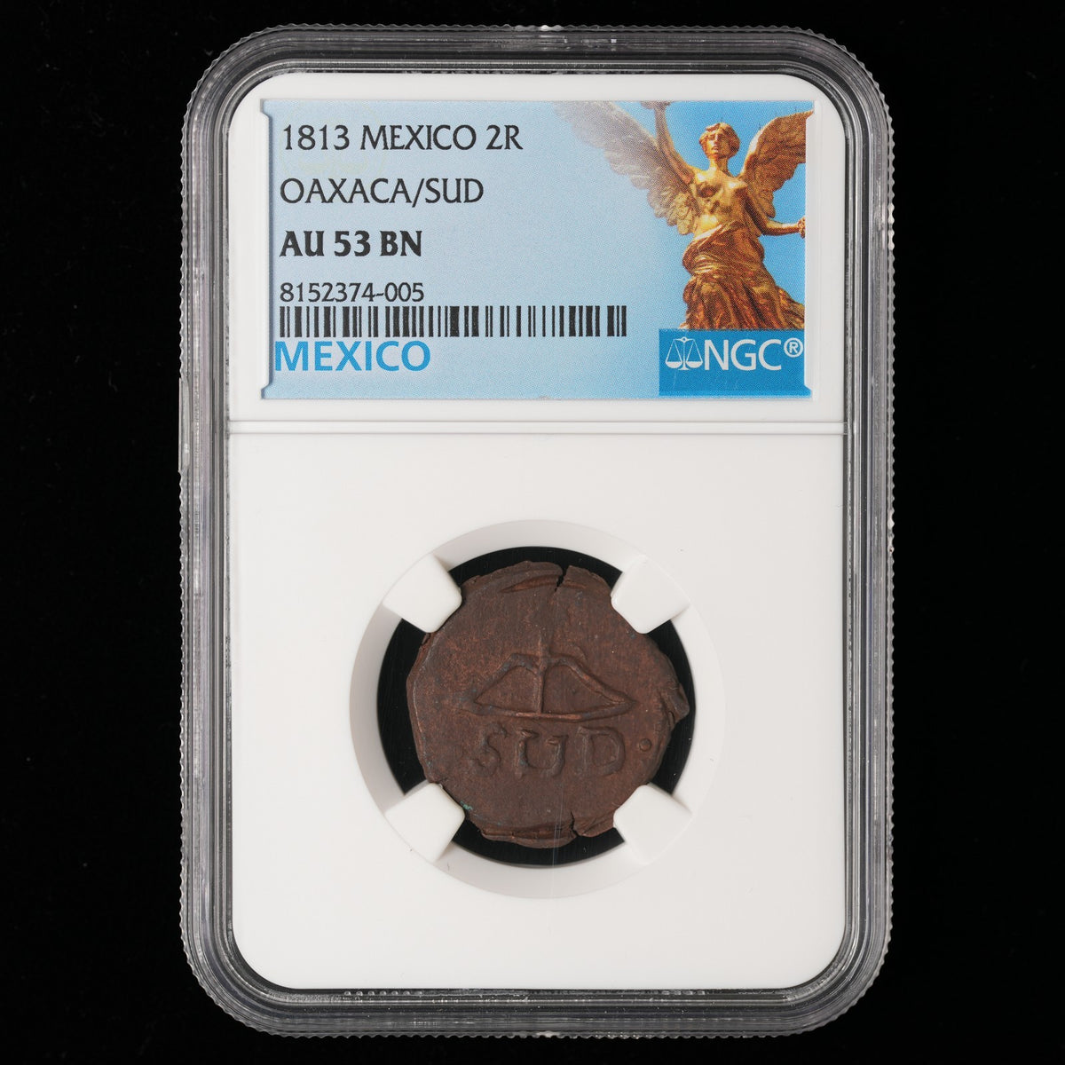 Mexico - 2 Reales - 1813 - NGC AU 53 BN (005)
