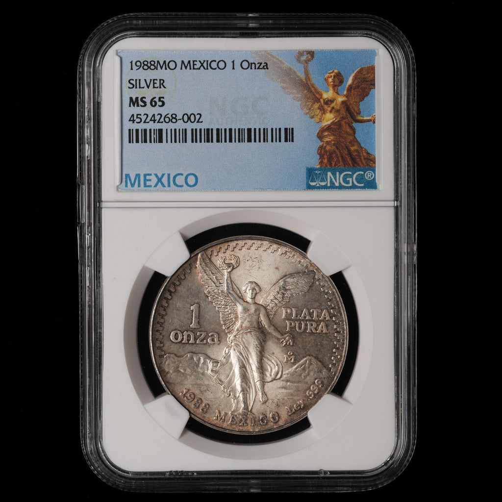 Mexico - 1 Onza - 1988 Mo - NGC MS 65 - Silver .999