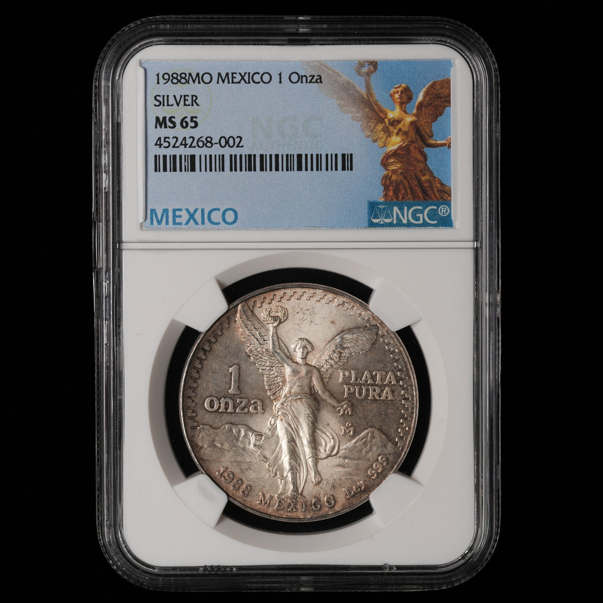 Mexico - 1 Onza - 1988 Mo - NGC MS 65 - Silver .999