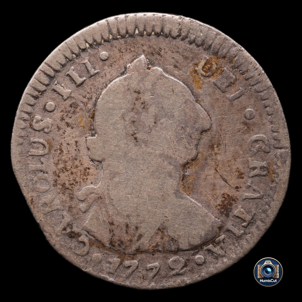 Guatemala - 1 Real - 1772 (P) Charles III