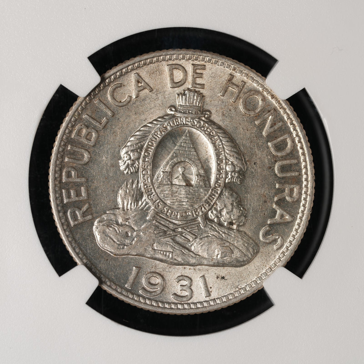 Honduras - 1 Lempira - 1931 - NGC MS 61