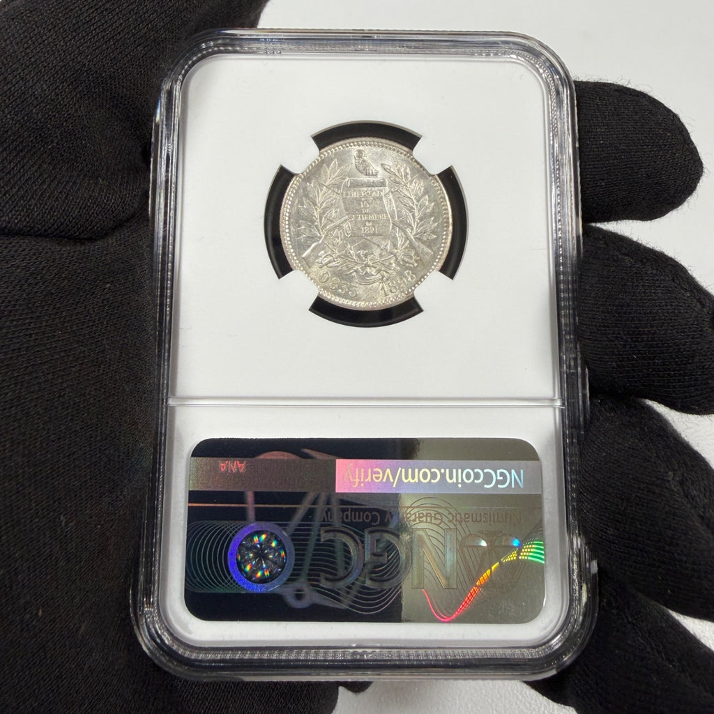 Guatemala - 2 Reales - 1898 - NGC MS 62
