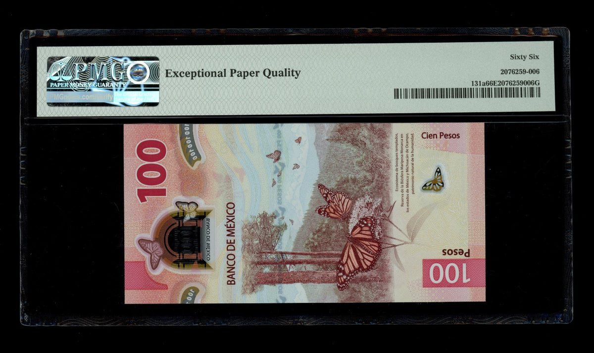 Mexico - 100 Pesos - 2020 - Banco de Mexico - PMG 66 EPQ Gem Uncirculated