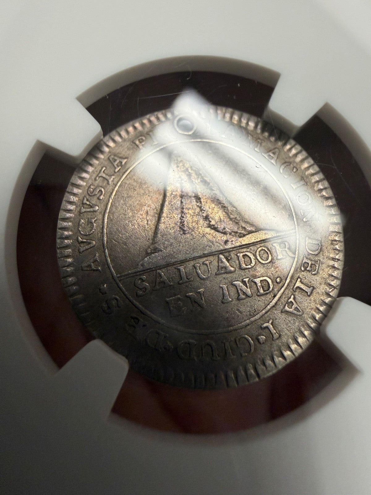 El Salvador - 1 Real "Module" - 1789 Carolus IV Proclamation Medal - RRRR