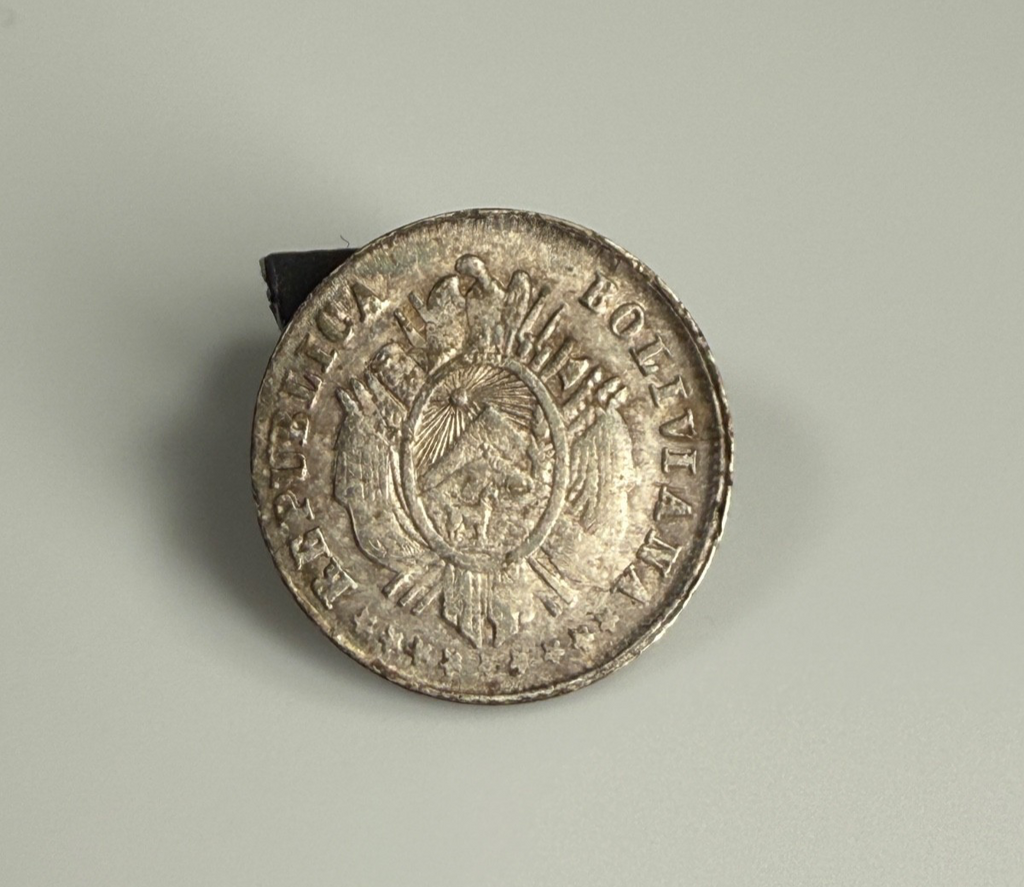 Bolivia - 5 Centavos - 1877 - Silver .900